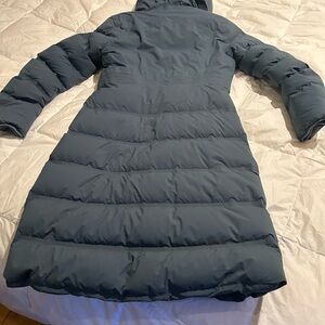 Women's Quilted Puffer Jacket - Dark Gray